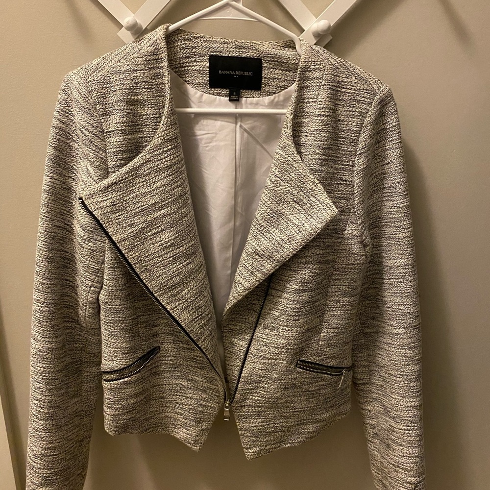 Banana Republic Suit Jacket Side Zip Up